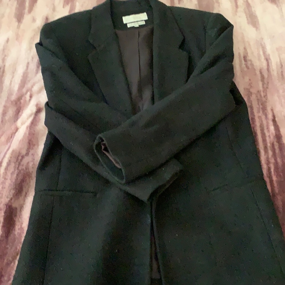 Black Emil Rutenberg silk blazer, size L
